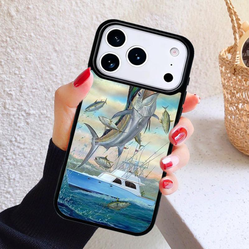Trout Fish Fishing Phone Case For iPhone 17 Air 16 15 14 13 12 11 Pro Max Plus