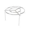 Kitchen Vertical Skewers Holder Round Air Fryer Grill Rack Detachable Grill Kebab Rack with Steel Sticks