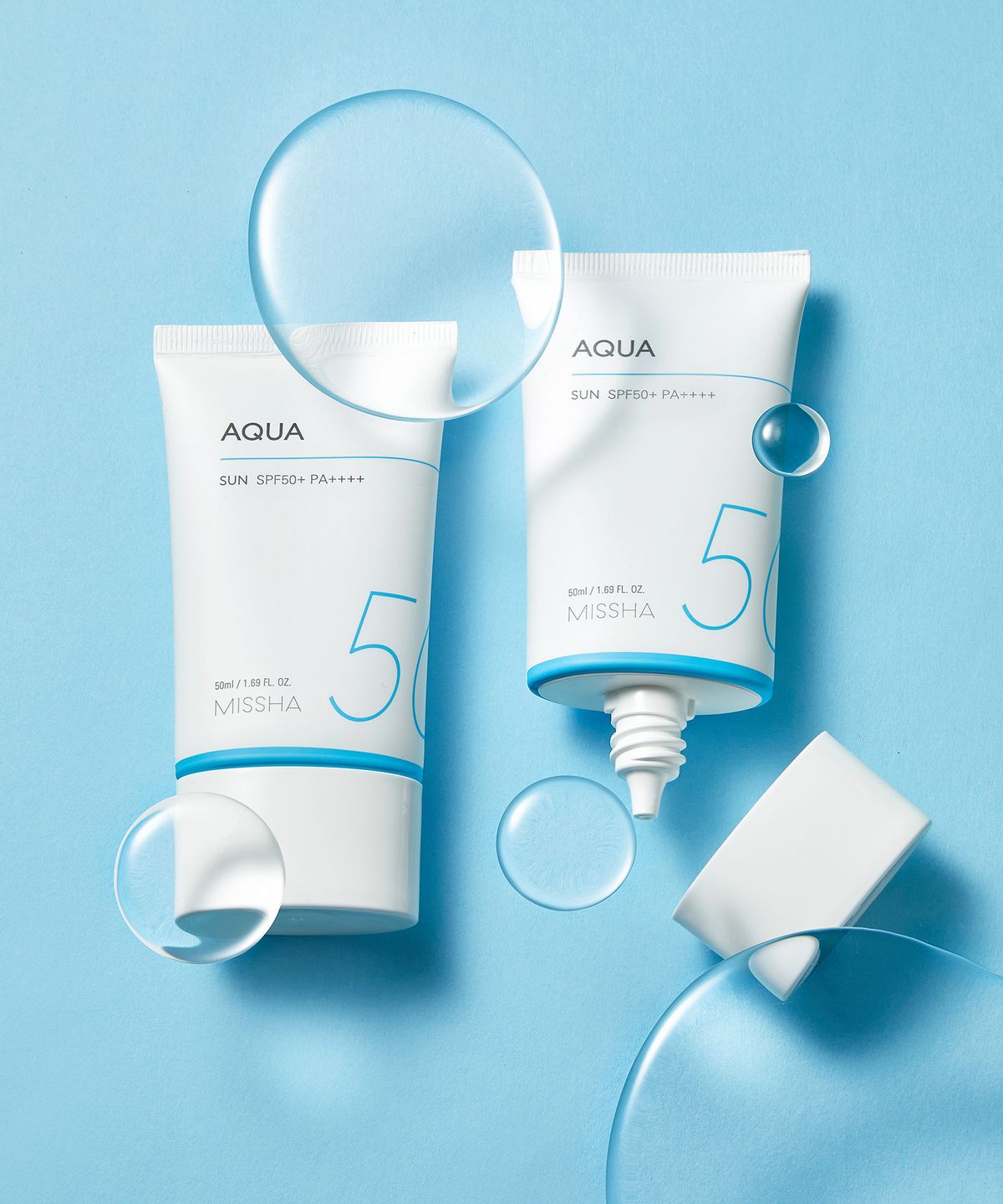 [2 Items] All Around Safe Block Aqua Sun Cream 50ml