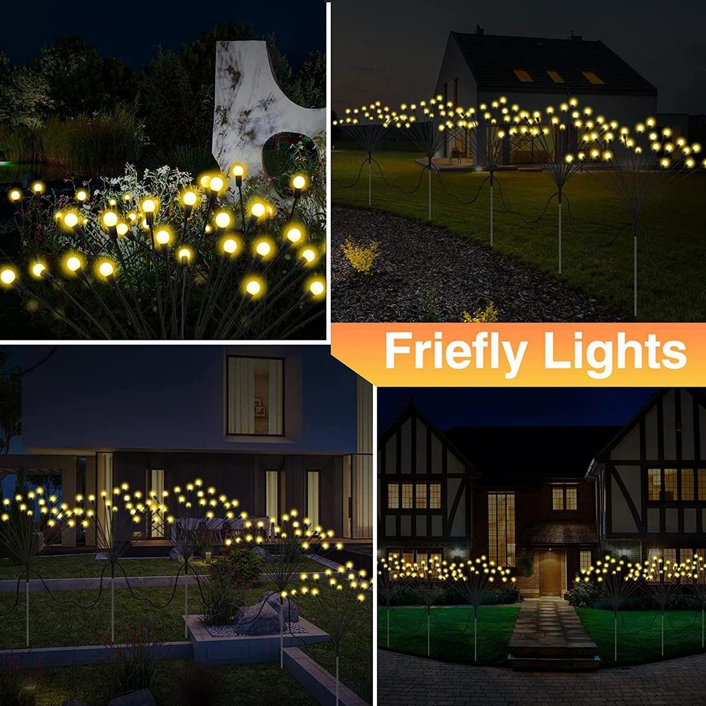 Solar Ground Lamp Three-headed - Led Lamp Outdoor Garden Garden Decoration LED Lamp