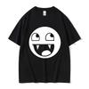 Epic Face Domo Kun European and American Fun and Funny Emoji Pattern Trendy Brand Short-sleeved T-shirt for Men and Women Tops