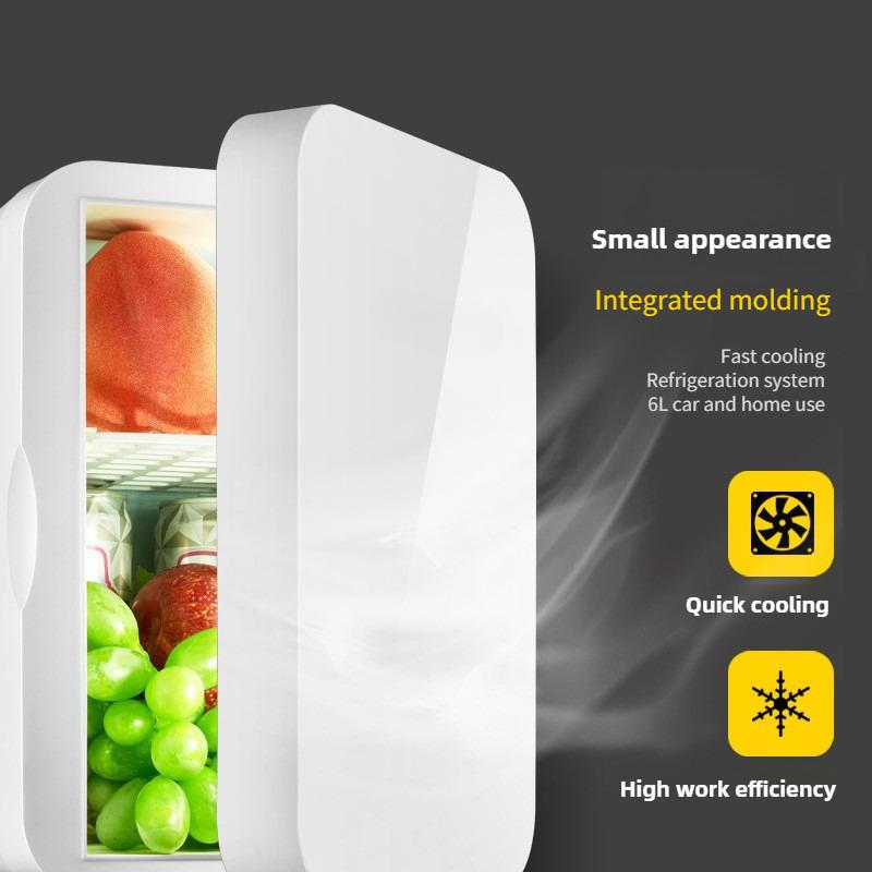 Car Mini Refrigerator Large Capacity Car Home Dual Use Portable Freezer Dormitory Single Person Refrigeration Fridge