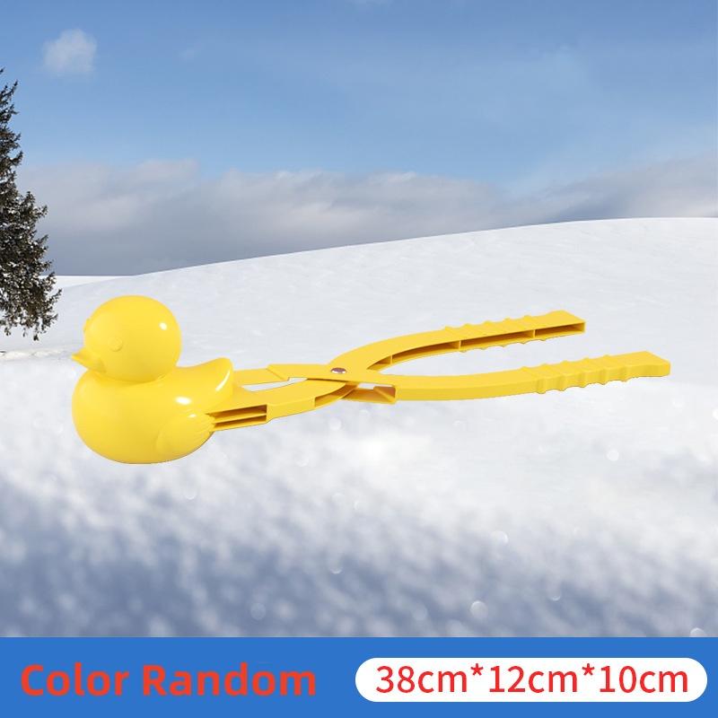 New Snow Toy Hot Selling Multiple Colors Snowball Clip Duckling Astronaut Mold Three Piece Set For Playing Snow Toy Clip