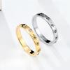 New Star Ring Niche Simple Diamond-encrusted Octagram Star Ring Girls Titanium Steel Jewelry