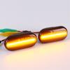 1 Pair Blinker Signal Lamp LED Car Dynamic Side Marker Turn Signal Light For Nissan Qashqai Navara Micra 350Z Note
