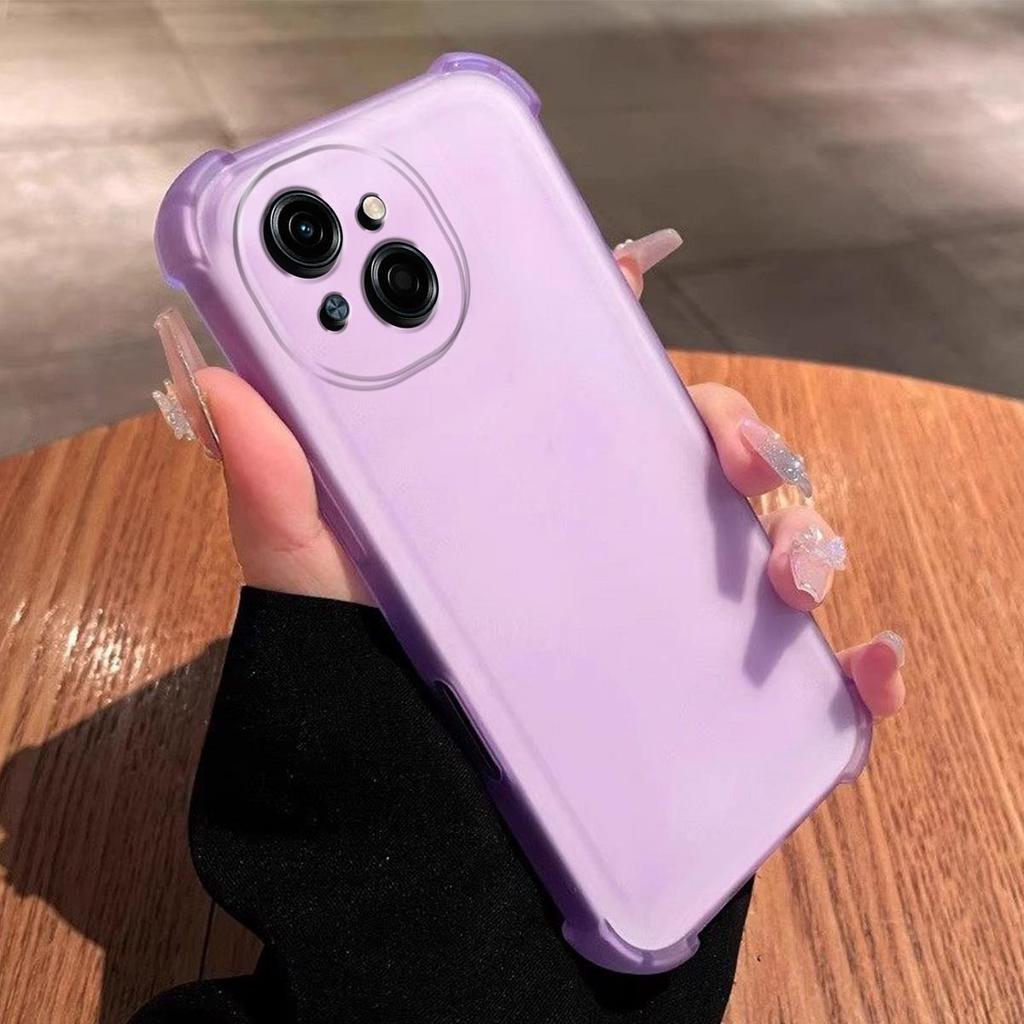 Case for TECNO SPARK GO 1S,GO 1,GO 2025,POP 9 4G Translucent Frosted Matte Casing 4-Corner Airbag Shockproof Bumper Cover