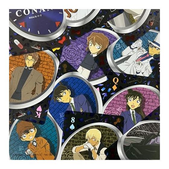 Tenyo Detective Conan/Crystal Playing Cards TTR-01 Part of the card transmits light Translucent Transparent playing cards All 54 cards have different