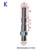 Metal Adapter Foam Nozzle Foam Generator Foam Gun High Pressure Washing Soap Foamer Car Wash For Nilfisk Karcher Huter Elitech L