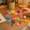 Holiday Countdown Surprise Gifts Squeeze Toys Advent Calendar, Soft Bun Sensory Fidget Toys, Christmas Stocking Stress Relieving for Office