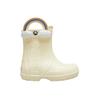 Eva Bequeme Niedrig geschnittene Kinderstiefel Kinderstiefel Creme-Gelb 210026-76O