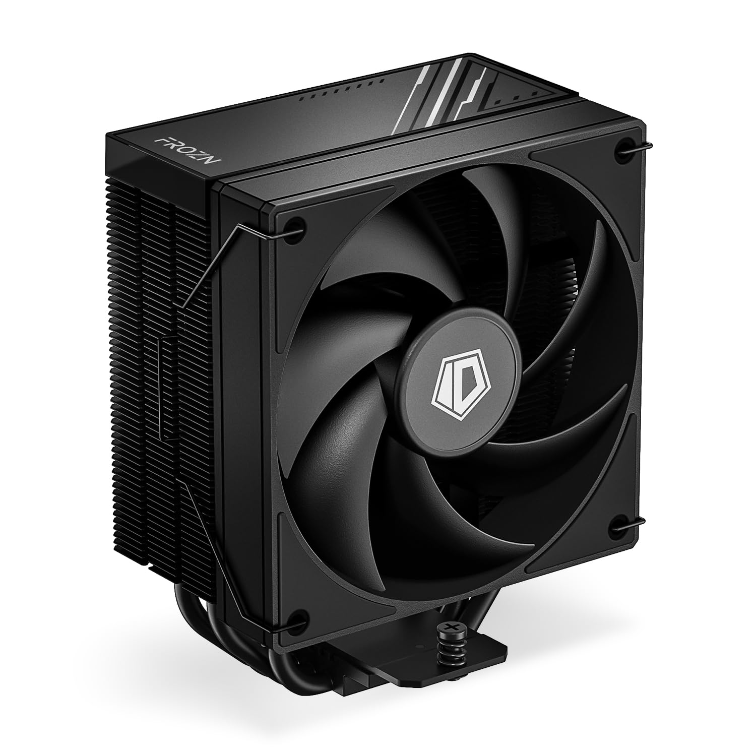 

FROZN A410 BLACK CPU Air Cooler 4 Heat Pipes All Black CPU Cooler with 120 mm FDB Compatible with Intel LGA AMD ID-COOLING Fan, 1700/1200/115 X, чорний