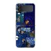 Art Van Gogh Starry Clear Phone Case For Samsung Galaxy Z Flip 4 Case Thin High Hard PC Shell on For Galaxy Z Flip 3 5G Cover
