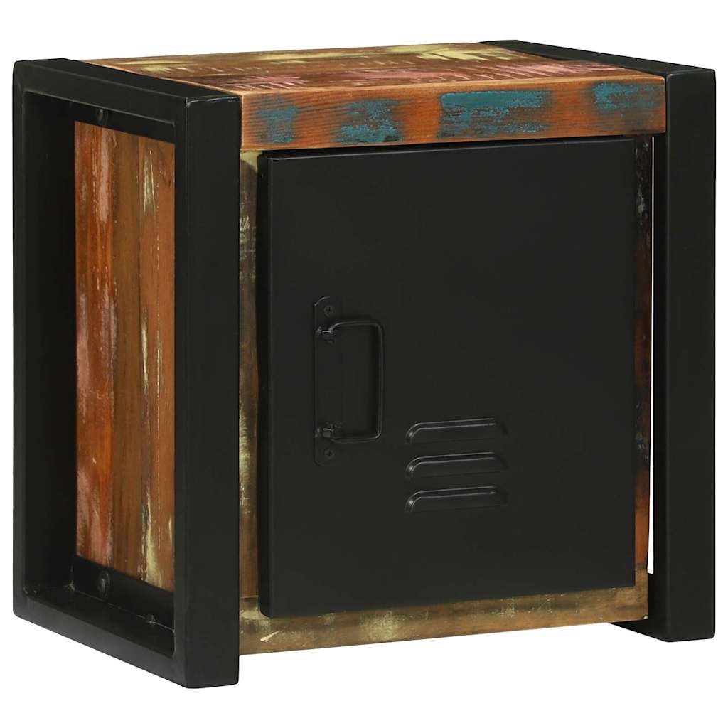 Bathroom Cabinet with Shelf Brown Solid Reclaimed Wood