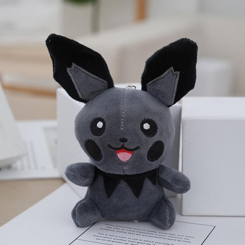 

Плюшевый Пикачу Очаровательная Игрушка Брелок Мягкая и Милая Набивная Кукла для Всех Возрастов серый