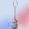 1 Pcs Exquisite Kitten Puppy Shape Keychain Foldable Nail Clipper Stainless Steel Rotary Toenail & Fingernail Manicure Trimmer