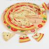 Wooden Simulation Single And Multi Layer Vegetable And Fruit Pizza Children Toy For Imaginative Play And Parentchild Interaction