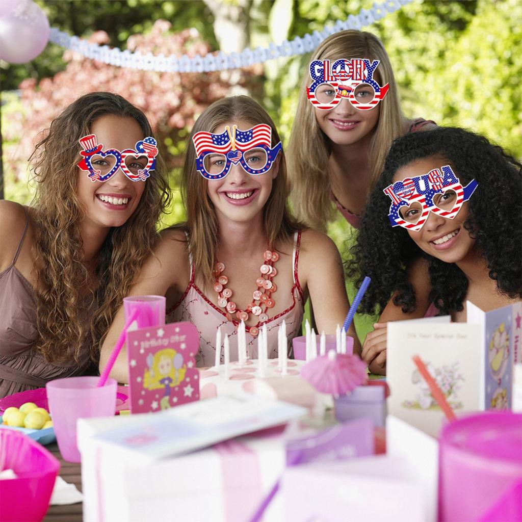 4. Juli Party Papiergläser Dekor Glas Unabhängigkeitstag