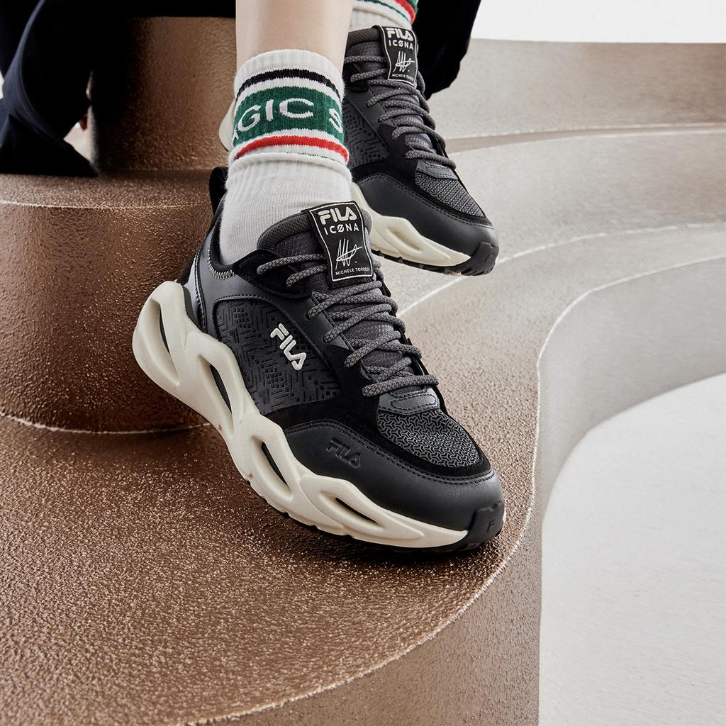 FILA Crypto Low Top Fabric Synthetic Leather TPU
