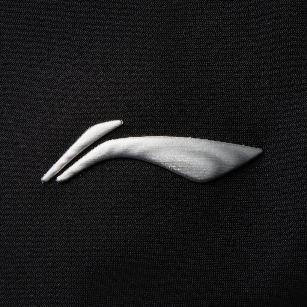 Li-Ning Fitness Series Casual Simple Solid Color Straight Leg Knitted Sports Pants Women Bottoms Black AKYV068-1