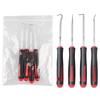 4-Piece Oil Seal Hook Set: Tire Repair & O-ring Puller Removal Tools