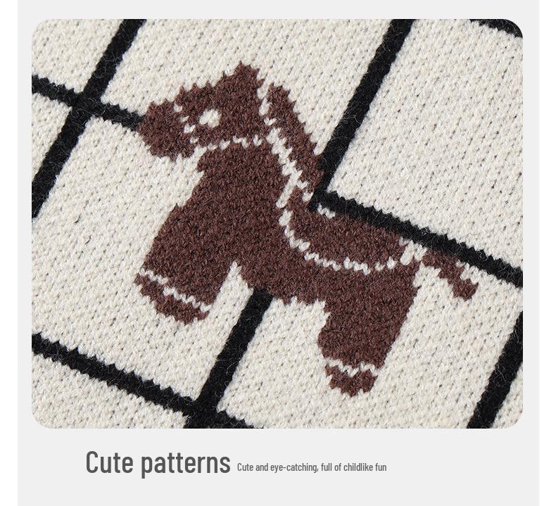 DUUDUU Kids' Knitwear: Thick Korean-Style Toddler Sweater for Boys - Autumn/Winter Warmth