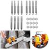 12pcs 4mm/4.8mm/5.5mm Grinding Heads For Chain Sharpening For Outdoor Cycling Maintenance And Professional Repairs