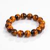 Mei Zhuo Crystal Natural Yellow Tiger Eye Round Bead Bracelet for DIY Stringing