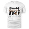 Men's Letter Print Round Neck Tee Black Father