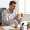 Super Soft Cheese Squeezed Cube 6/7cm Cheese Stress Ball Giant Cheese Squeeze Toy  Stress Relief