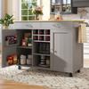Isola da cucina - MUVOE - Tavolo multifunzionale - 102x45x92 cm - Organizzazione flessibile - Design moderno