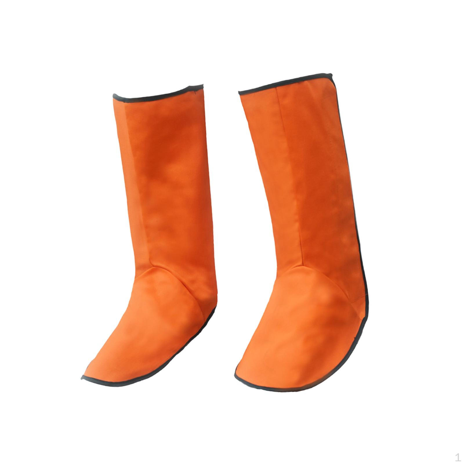 

Сварочные гетры Огнестойкие чехлы для обуви Защита ног оранжевый