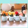 Plush Tulip Plant Keychain With Soft Pp Cotton For Gift Gift For Teens
