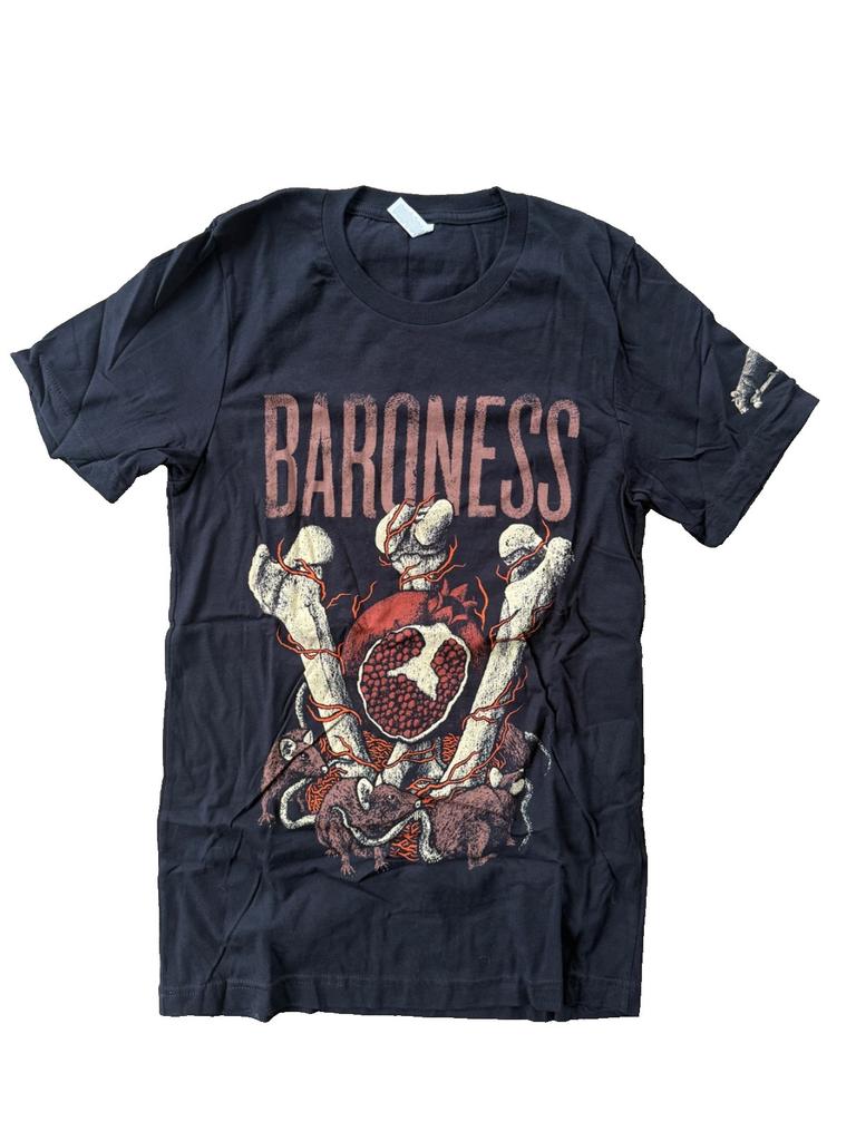 Baroness Band Granatapfel T-Shirt Größen S, L, XL Unisex T-Shirt