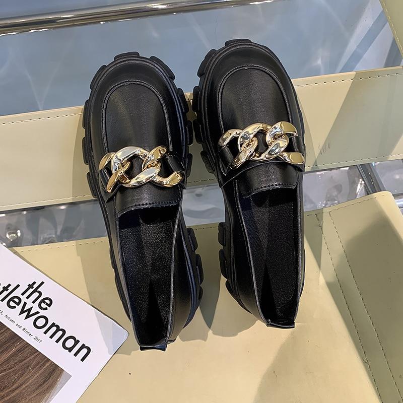 2022 Female Shoes Women Fashion Mary Janes Round Toe Flats Loafers Oxfords Shoes Casual Ladies Heels Sneakers Shoes For Women