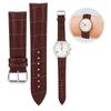 Unisex Adjustable Watch Strap Quality Watchband Exquisite Replacement Accessory (22mm)Brown