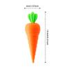3D Printing Stretching Carrot Toys 3D Printed Vegetables Relief Toy Tabletop Centerpieces for Kids Christmas Birthday New Year's Gift