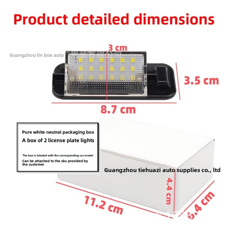 LED License Plate Light Compatible with BMW E36 318i 320i M3 High Quality Car Accessories tallation Kit Easy DIY Fit