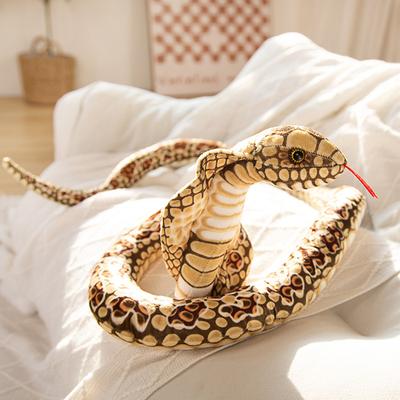 Schlangenpuppe Cobra Gefälschte Schlange Plüschtier Schlange Tricky Prop Parodie Feng Shui Kinderspielzeug Sternzeichen Schlange