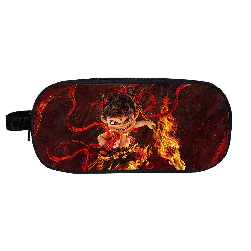 

Пенал Nezha двухслойный износостойкий большой вместимости для студентов