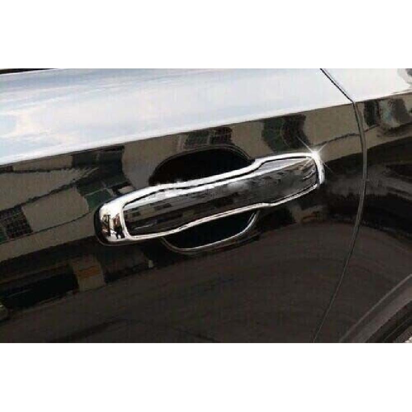 For Volvo XC90 2016-2023 ABS Chrome Outside Door Handle Cover Frame Trim Set 4x