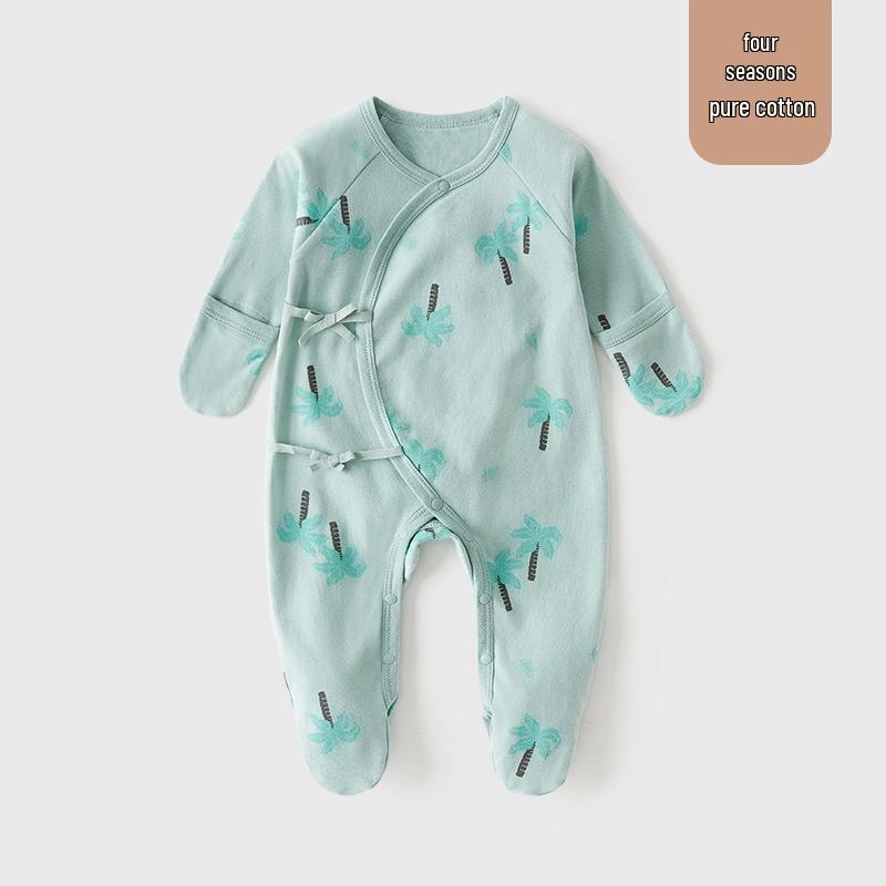 Butterfly Style Newborn Full Body Suit for Hands and Feet, Pure Cotton, Class A