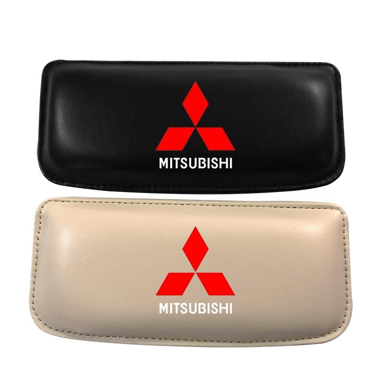 Leather Knee Pad Car Interior Pillow Comfortable Elastic Cushion For Mitsubishi Asx Lancer Outlander Pajero Ralliart Accessories Car Styling