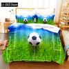 Football Bedding Set Competitive Sports Boy Duvet Cover Set King Quilt Cover Youth Children's Double Duvet Cover Bedding Set