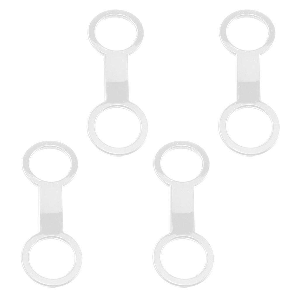 4 stk Silikon Snorkelmaskestroppholder Dykking Snorkling Klemme Festeanordninger Snorkelmaskestroppholder Tubeholder