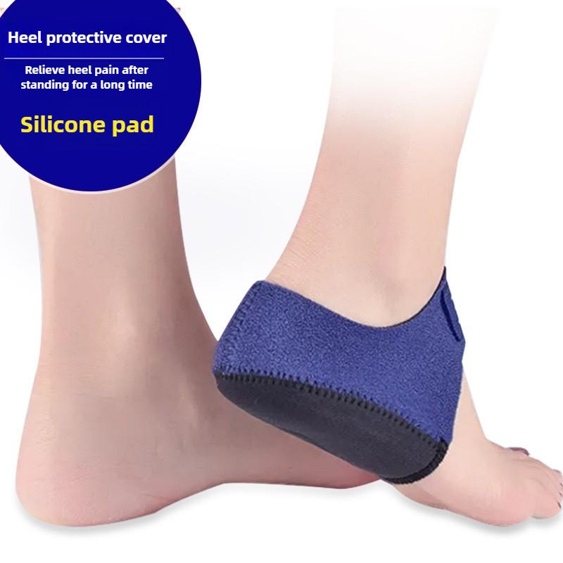 Breathable Heel Brace With Gel Pads Hook And Loop Fastener For Women And Men Comfort Support