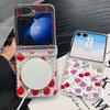 Lovely Cherry Fruits Print Case For Samsung Galaxy Z Flip 8 7 FE 6 5 4 Flip7 Flip6 Flip8 Hinged Magnetic For Magsafe Hard Folding Phone Cover