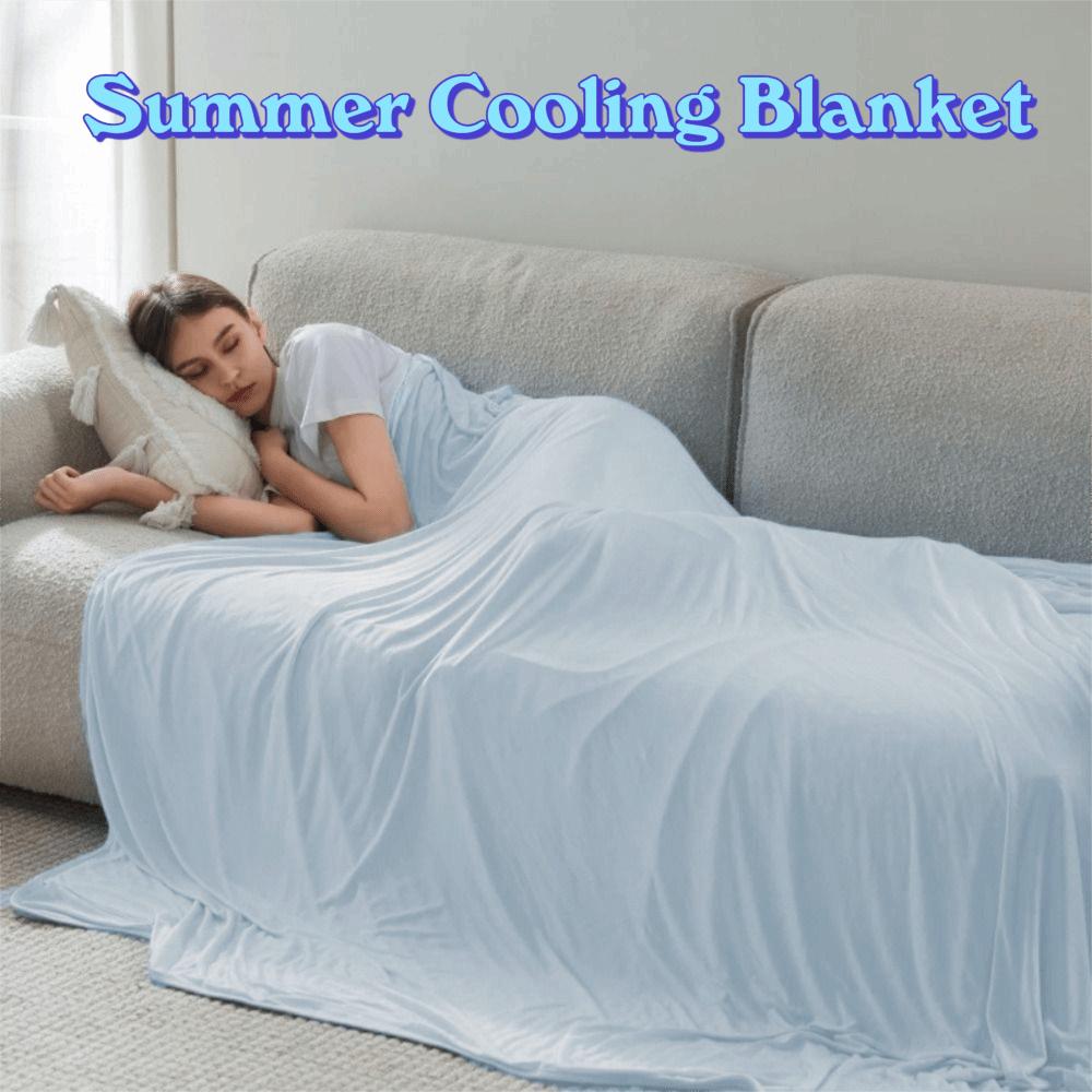 Lightweight Throw Blanket Ultra Soft Air Conditioning Quilt Practical Summer Cooling Blanket Sofa