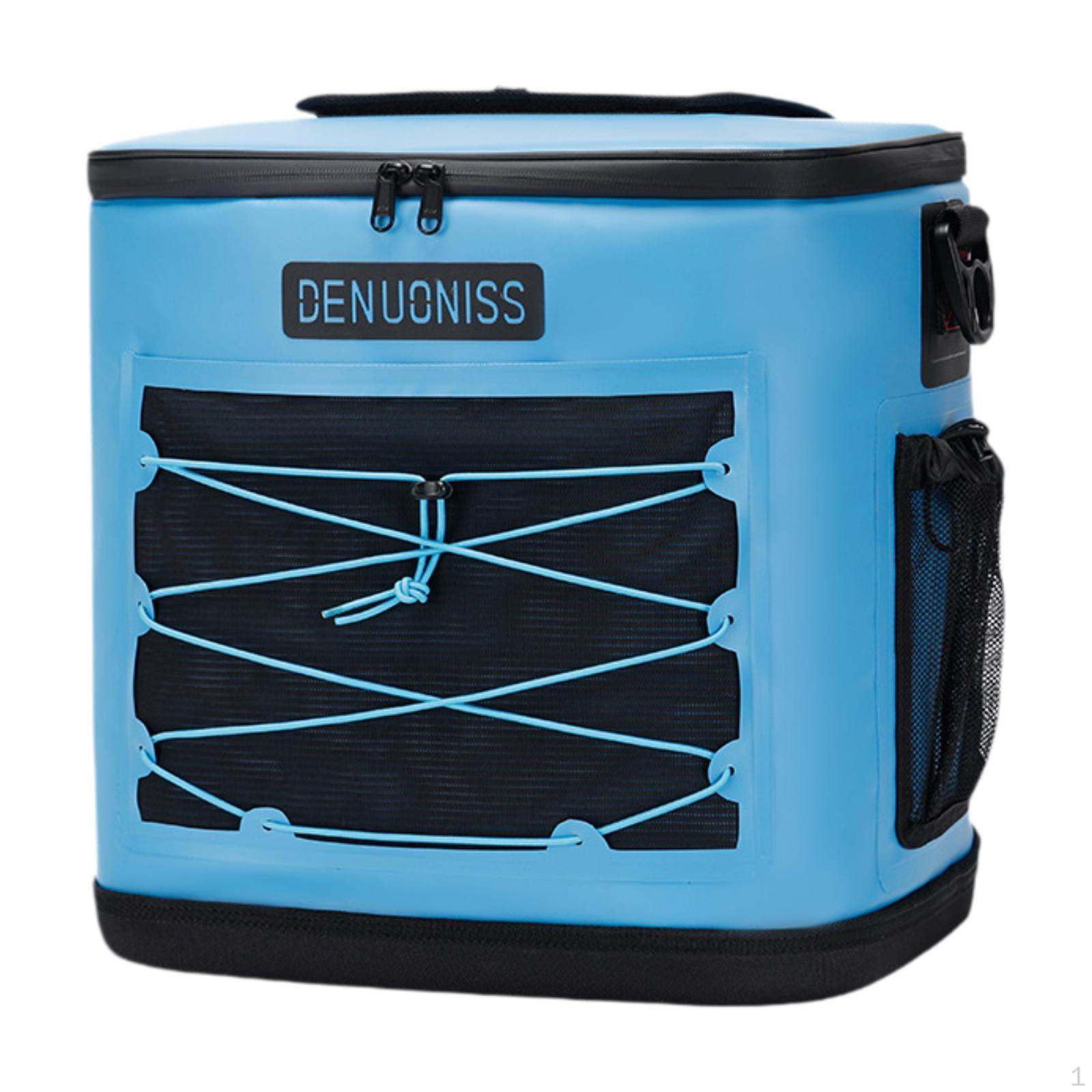 Cooler Bag Cold Food Thermal with Adjustable Shoulder Strap Reusable Storage синий 15980₽