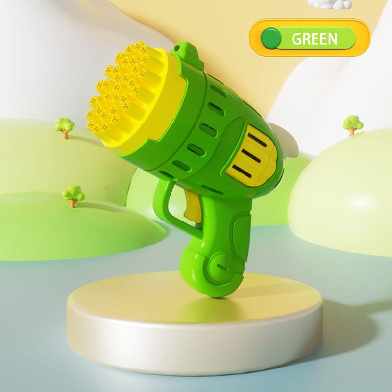 Summer Outdoor Activities Handheld Bubble Toy Bubble Gun Holiday Gift (Without Bubble Water)