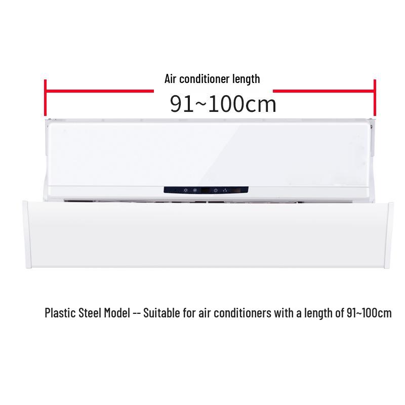 Universal Wall-Mounted Air Conditioner Wind Deflector for Cooling and Windproofing